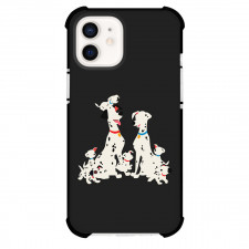101 Dalmatians Phone Case For iPhone Samsung Galaxy Pixel OnePlus Vivo Xiaomi Asus Sony Motorola Nokia - 101 Dalmatians Perdita And Pongo Puppies On Black Background