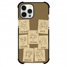 The Seven Deadly Sins Case For iPhone Samsung Galaxy Pixel OnePlus Vivo Xiaomi Asus Sony Motorola Nokia - Characters Sketch Wanted Poster