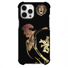 The Seven Deadly Sins Escanor Case For iPhone Samsung Galaxy Pixel OnePlus Vivo Xiaomi Asus Sony Motorola Nokia - Escanor Side Portrait On Black Background