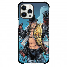AEW Chris Jericho Phone Case For iPhone And Samsung Galaxy Devices - Chris Jericho AEW DC Comics Collab Poster