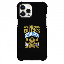 AEW Young Buck Phone Case For iPhone And Samsung Galaxy Devices - Young Buck Logo On Black Background