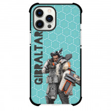 Apex Legends Gibraltar Phone Case For iPhone Samsung Galaxy Pixel OnePlus Vivo Xiaomi Asus Sony Motorola Nokia - Gibraltar Blue Pattern Art Background