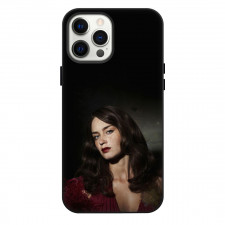 Emily Blunt Phone Case For iPhone Samsung Galaxy Pixel OnePlus Vivo Xiaomi Asus Sony Motorola Nokia - Emily Blunt Fierce Portrait Grunge Background