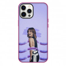 Emma Watson Phone Case For iPhone Samsung Galaxy Pixel OnePlus Vivo Xiaomi Asus Sony Motorola Nokia - Emma Watson Laugh Portrait Purple Background