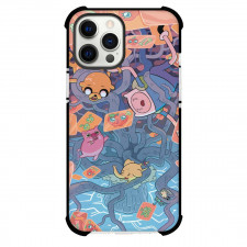 Adventure Time For iPhone Samsung Galaxy Pixel OnePlus Vivo Xiaomi Asus Sony Motorola Nokia - Characters Trapped In Tree Illustration