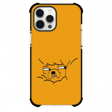 Adventure Time Jake The Dog For iPhone Samsung Galaxy Pixel OnePlus Vivo Xiaomi Asus Sony Motorola Nokia - Jake The Dog Angry Face Illustration