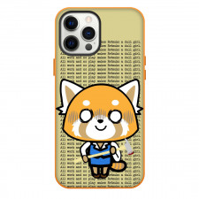 Aggretsuko Phone Case For iPhone Samsung Galaxy Pixel OnePlus Vivo Xiaomi Asus Sony Motorola Nokia - All Work No Play Quote Portrait Poster
