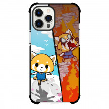 Aggretsuko Phone Case For iPhone Samsung Galaxy Pixel OnePlus Vivo Xiaomi Asus Sony Motorola Nokia - Sky Fire Singing Split Collage