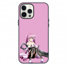 Akame Ga Kill Mine Phone Case For iPhone Samsung Galaxy Pixel OnePlus Vivo Xiaomi Asus Sony Motorola Nokia - Mine Pouting Sitting Portrait On Pink Background
