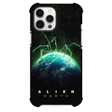 Aliens Phone Case For iPhone Samsung Galaxy Pixel OnePlus Vivo Xiaomi Asus Sony Motorola Nokia - Alien Crawling Earth Planet Series Poster