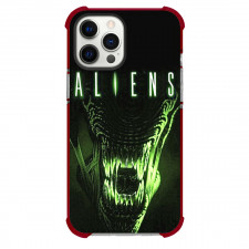 Aliens Phone Case For iPhone Samsung Galaxy Pixel OnePlus Vivo Xiaomi Asus Sony Motorola Nokia - Mouth Bite Green Series Poster