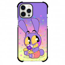 The Amazing Digital Circus Jax Phone Case For iPhone Samsung Galaxy Pixel OnePlus Vivo Xiaomi Asus Sony Motorola Nokia - Jax Sitting with Pacifier