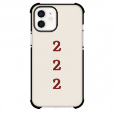 Angel Numbers 222 Phone Case For iPhone Samsung Galaxy Pixel OnePlus Vivo Xiaomi Asus Sony Motorola Nokia - Angel Numbers 222 On Beige Background