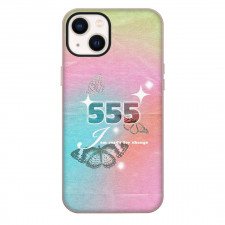 Angel Numbers 555 Phone Case For iPhone Samsung Galaxy Pixel OnePlus Vivo Xiaomi Asus Sony Motorola Nokia - Angel Numbers 555 I Am Ready For Change On Multicolor Background