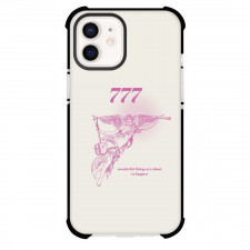 Angel Numbers 777 Phone Case For iPhone Samsung Galaxy Pixel OnePlus Vivo Xiaomi Asus Sony Motorola Nokia - Angel Numbers 777 Angles Illustration Art On Beige Background
