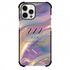 Angel Numbers 777 Phone Case For iPhone Samsung Galaxy Pixel OnePlus Vivo Xiaomi Asus Sony Motorola Nokia - Angel Numbers 777 Luck On Pearl Background