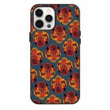 Animal Tiger Phone Case For iPhone Samsung Galaxy Pixel OnePlus Vivo Xiaomi Asus Sony Motorola Nokia - Animal Tiger Avatar Pattern Art On Dark Background