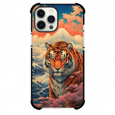 Animal Tiger Phone Case For iPhone Samsung Galaxy Pixel OnePlus Vivo Xiaomi Asus Sony Motorola Nokia - Animal Tiger Painting Of A Tiger On Snow Mountain Background