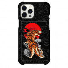 Animal Tiger Phone Case For iPhone Samsung Galaxy Pixel OnePlus Vivo Xiaomi Asus Sony Motorola Nokia - Animal Tiger Red Rising Sun Flag Japanese Tiger Poster