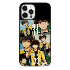 Aoashi Aoi Ashito Phone Case For iPhone Samsung Galaxy Pixel OnePlus Vivo Xiaomi Asus Sony Motorola Nokia - Aoi Ashito Pointing Portrait Collage Background