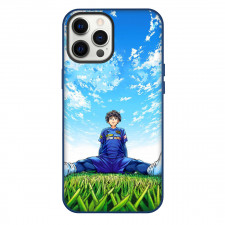 Aoashi Aoi Ashito Phone Case For iPhone Samsung Galaxy Pixel OnePlus Vivo Xiaomi Asus Sony Motorola Nokia - Aoi Ashito Sitting In Grass Portrait Sky