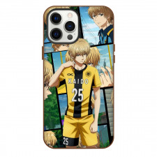 Aoashi Jun Marchs Phone Case For iPhone Samsung Galaxy Pixel OnePlus Vivo Xiaomi Asus Sony Motorola Nokia - Jun Marchs Fierce Portrait Collage Background