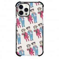 Apollo Justice Ace Attorney Trilogy Case For iPhone Samsung Galaxy Pixel OnePlus Vivo Xiaomi Asus Sony Motorola Nokia - Phoenix And Miles Pattern