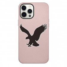 American Eagle Phone Case For iPhone Samsung Galaxy Pixel OnePlus Vivo Xiaomi Asus Sony Motorola Nokia - American Eagle Brown Logo