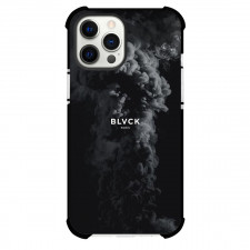 Blvck Paris Phone Case For iPhone Samsung Galaxy Pixel OnePlus Vivo Xiaomi Asus Sony Motorola Nokia - Blvck Paris Logo On Smoke Aesthetic Poster