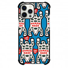 Human Made Phone Case For iPhone Samsung Galaxy Pixel OnePlus Vivo Xiaomi Asus Sony Motorola Nokia - Human Made Polar Bear Art On Blue Background