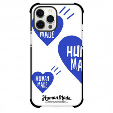 Human Made Phone Case For iPhone Samsung Galaxy Pixel OnePlus Vivo Xiaomi Asus Sony Motorola Nokia - Human Made Blue Heart On White Background