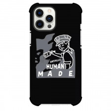 Human Made Phone Case For iPhone Samsung Galaxy Pixel OnePlus Vivo Xiaomi Asus Sony Motorola Nokia - Human Made Chef Illustration On Black Background
