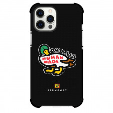 Human Made Phone Case For iPhone Samsung Galaxy Pixel OnePlus Vivo Xiaomi Asus Sony Motorola Nokia - Human Made Drayalls Duck Sticker On Black Background