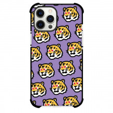 Human Made Phone Case For iPhone Samsung Galaxy Pixel OnePlus Vivo Xiaomi Asus Sony Motorola Nokia - Human Made Tiger Avatar Art On Purple Background