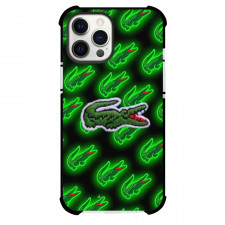 Lacoste Phone Case For iPhone Samsung Galaxy Pixel OnePlus Vivo Xiaomi Asus Sony Motorola Nokia - Lacoste 3D Logo Pattern Art