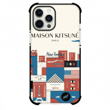 Maison Kitsune Phone Case For iPhone Samsung Galaxy Pixel OnePlus Vivo Xiaomi Asus Sony Motorola Nokia - Maison Kitsune Logo Abstract Art White Background