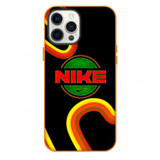 Nike Phone Case For iPhone Samsung Galaxy Pixel OnePlus Vivo Xiaomi Asus Sony Motorola Nokia - Nike Logo Aesthetic Art On Black Background