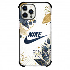 Nike Phone Case For iPhone Samsung Galaxy Pixel OnePlus Vivo Xiaomi Asus Sony Motorola Nokia - Nike Logo On Floral Background