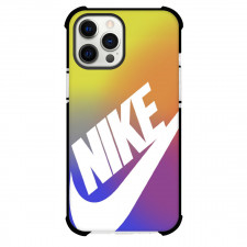 Nike Phone Case For iPhone Samsung Galaxy Pixel OnePlus Vivo Xiaomi Asus Sony Motorola Nokia - Nike Logo On Colorful Gradient Background