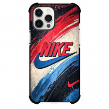 Nike Phone Case For iPhone Samsung Galaxy Pixel OnePlus Vivo Xiaomi Asus Sony Motorola Nokia - Nike Logo On Paint-Splatter Effect Background