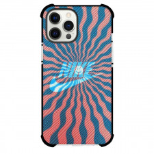 Nike Phone Case For iPhone Samsung Galaxy Pixel OnePlus Vivo Xiaomi Asus Sony Motorola Nokia - Nike Logo On Psychedelic Style Graphic Background