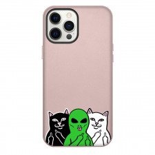 Apparel Ripndip Phone Case For iPhone Samsung Galaxy Pixel OnePlus Vivo Xiaomi Asus Sony Motorola Nokia - Apparel Ripndip Alien Gang Trio Sticker