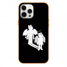 Apparel Ripndip Phone Case For iPhone Samsung Galaxy Pixel OnePlus Vivo Xiaomi Asus Sony Motorola Nokia - Apparel Ripndip Angel Devil Shadow Cat Poster