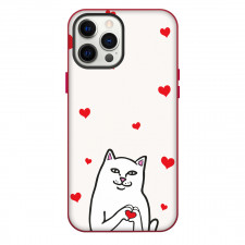 Apparel Ripndip Lord Nermal Phone Case For iPhone Samsung Galaxy Pixel OnePlus Vivo Xiaomi Asus Sony Motorola Nokia - Lord Nermal Floating Hearts Poster