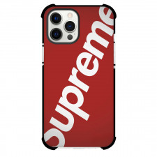 Supreme Case For iPhone Samsung Galaxy Pixel OnePlus Vivo Xiaomi Asus Sony Motorola Nokia - Series Logo In Red Background