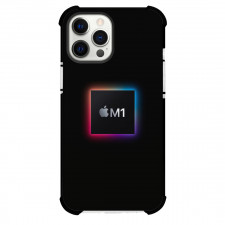 Apple Mac Phone Case For iPhone Samsung Galaxy Pixel OnePlus Vivo Xiaomi Asus Sony Motorola Nokia - M1 On Black Background