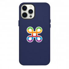 Apple Mac Phone Case For iPhone Samsung Galaxy Pixel OnePlus Vivo Xiaomi Asus Sony Motorola Nokia - Macintosh Command Symbol Rainbow Sticker Art