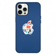 Apple Mac Phone Case For iPhone Samsung Galaxy Pixel OnePlus Vivo Xiaomi Asus Sony Motorola Nokia - Mac Icons Forming Apple Shape Art