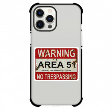 Area 51 For iPhone Samsung Galaxy Pixel OnePlus Vivo Xiaomi Asus Sony Motorola Nokia -Warning No Trespassing
