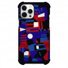 Ad Reinhardt Red And Blue Composition Phone Case For iPhone Samsung Galaxy Pixel OnePlus Vivo Xiaomi Asus Sony Motorola Nokia - Red And Blue Composition Painting Abstract Artwork